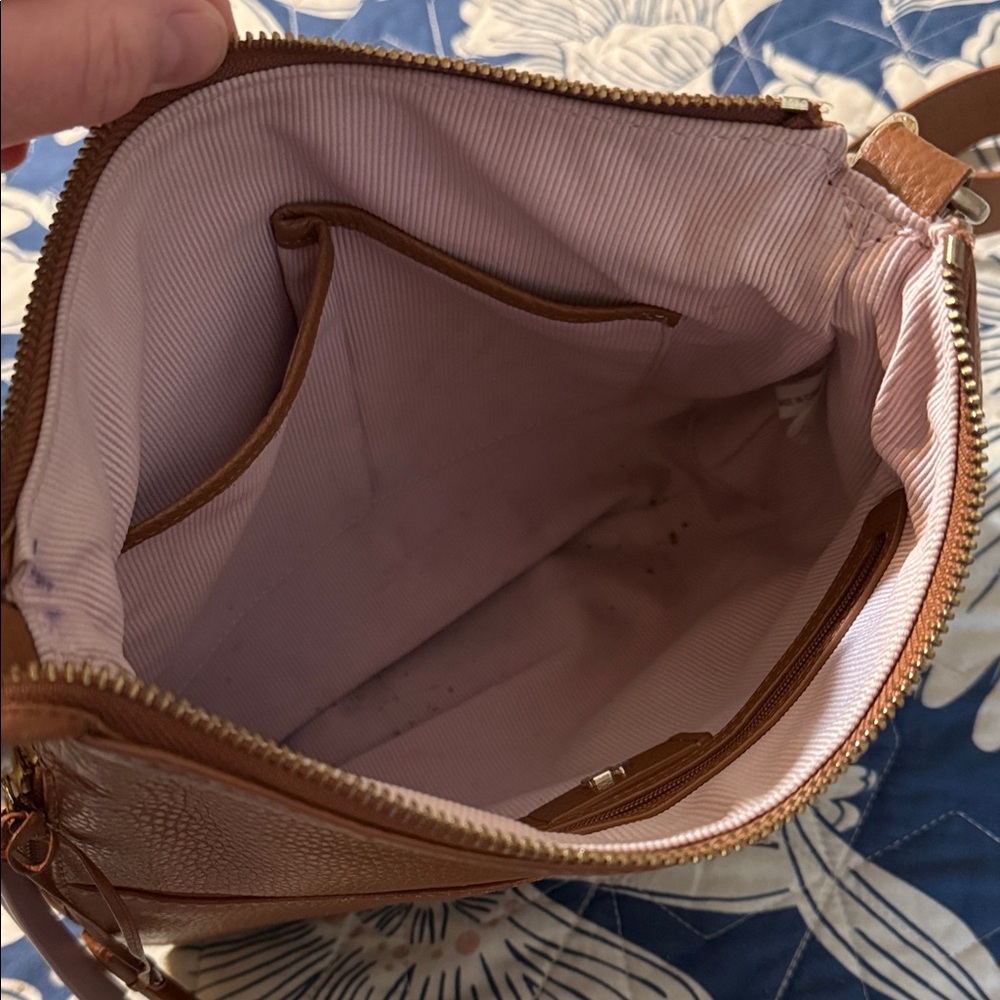 RADLEY LONDON Tan Leather Crossbody Bag - Picture 3 of 5